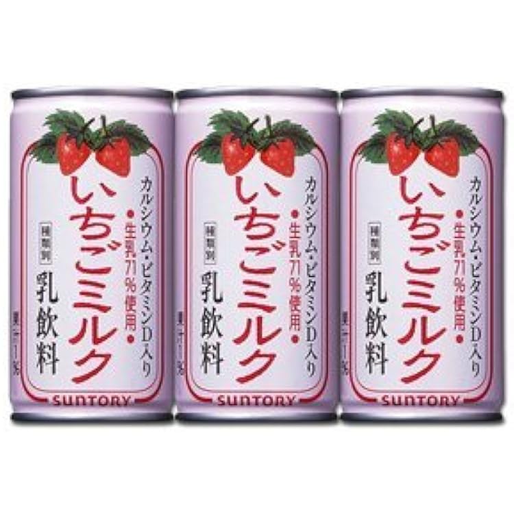 Amazon.co.jp: サントリー いちごミルク 190g×30本 : 食品・飲料・お酒